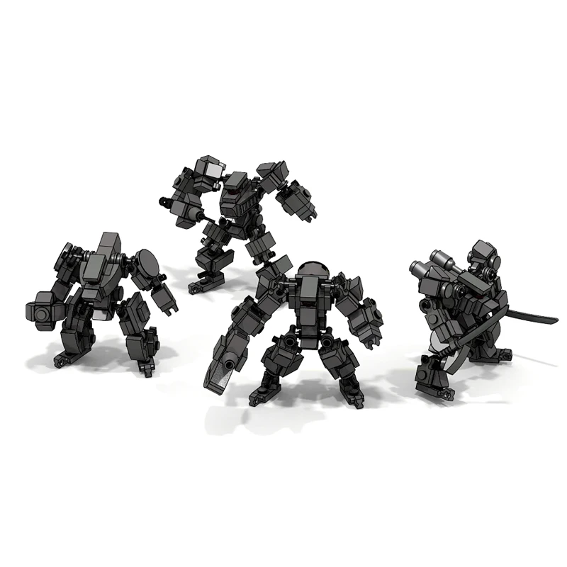 8CM Mecha Fighting Warfare Soldier Robots Model Assembly Small Particle Building Blocks Educational Toys For Children Bricks
8CM Mecha Fighting Warfare Soldier Robots Model Assembly Small Particle Building Blocks Educational Toys For Children Bricks