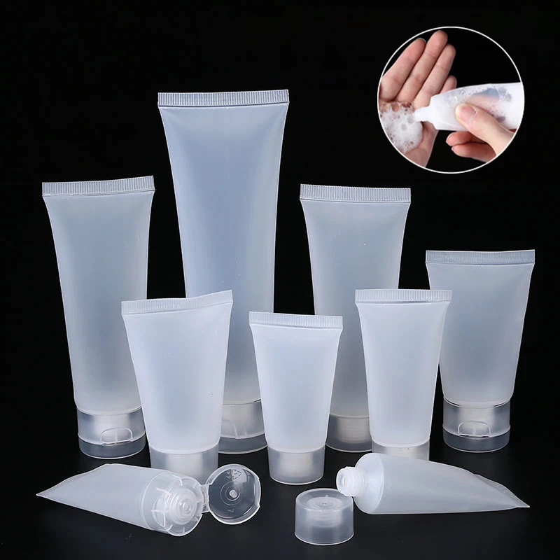 1-5PC Empty Clear Tube Bottle Cosmetic Containers Cream Lotion Shampoo Bath Squeeze Refillable Plastic Tubes Travel Flip Bottles
1-5PC Empty Clear Tube Bottle Cosmetic Containers Cream Lotion Shampoo Bath Squeeze Refillable Plastic Tubes Travel Flip Bottles
