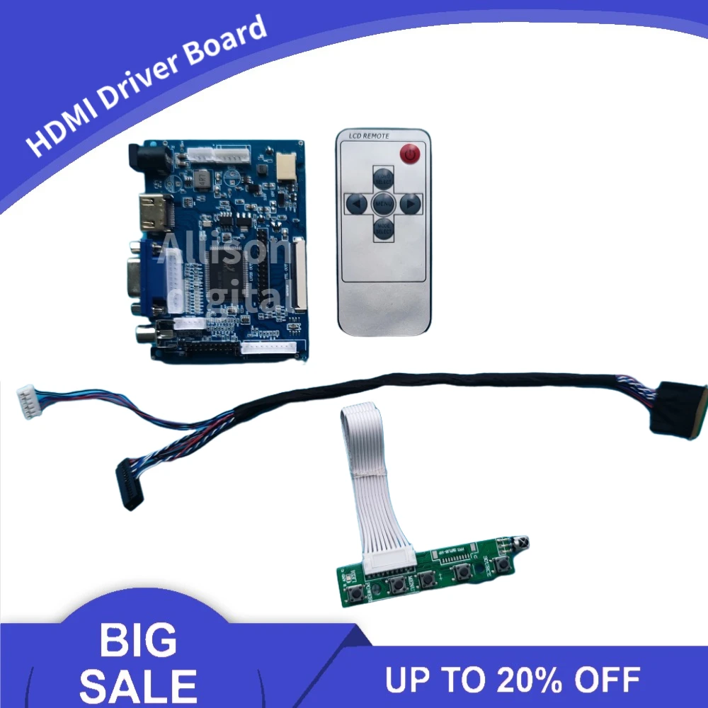 Allison Kit For QD14XL20 B141XG13 V8 LCD LED Screen HDMI Audio Controller Driver Board Monitor
Allison Kit For QD14XL20 B141XG13 V8 LCD LED Screen HDMI Audio Controller Driver Board Monitor