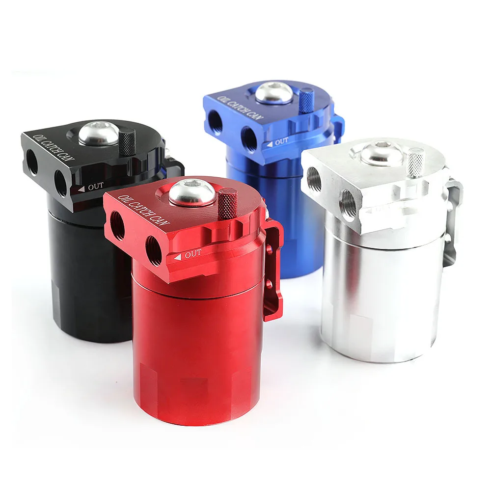 

Car modification Oil pot modified general aluminum alloy breathable oil pot 300ml waste gas recovery pot with air filter