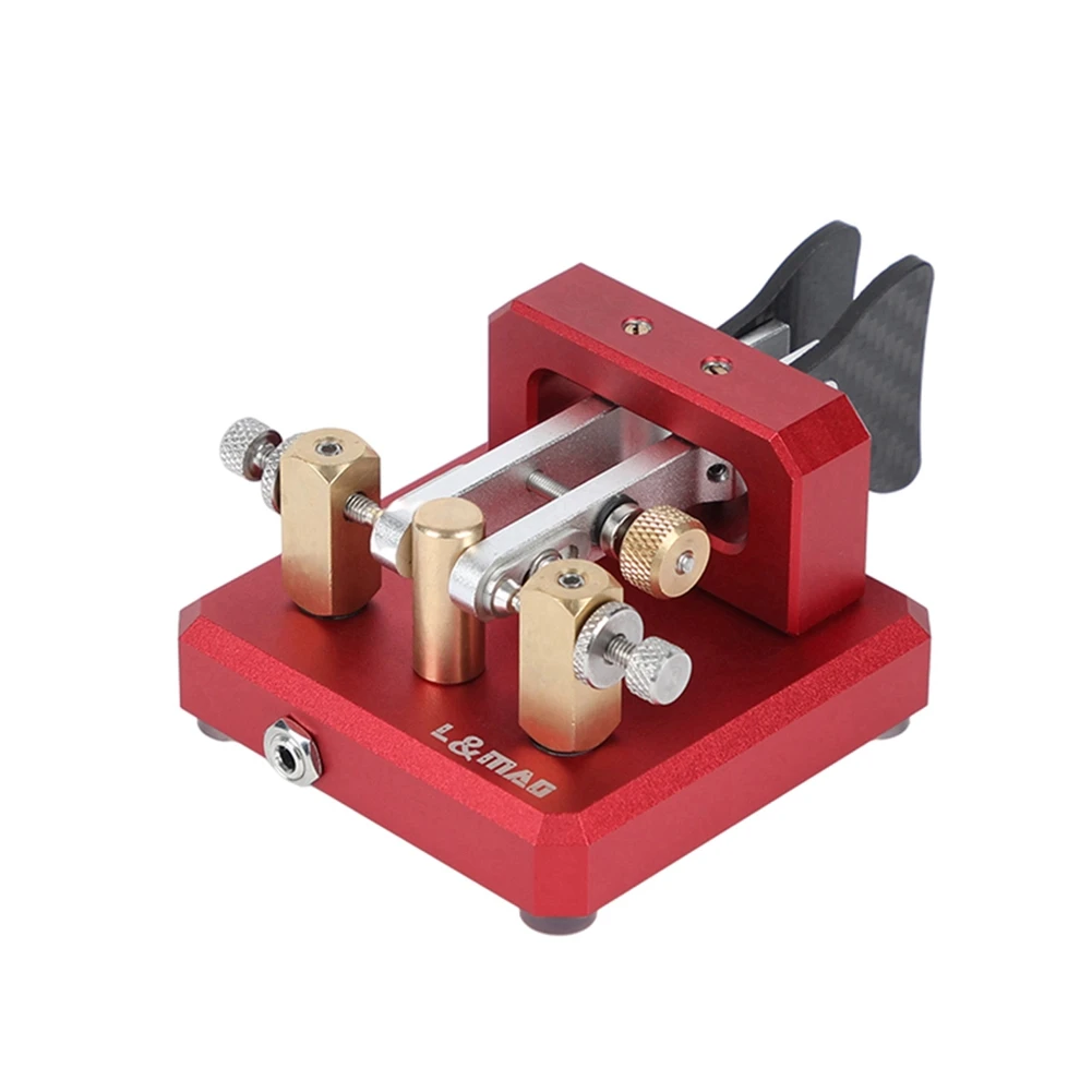 Morse Code Double Paddle Automatic Key Short Wave CW Transmitter HAM Accessories(Red)
Morse Code Double Paddle Automatic Key Short Wave CW Transmitter HAM Accessories(Red)