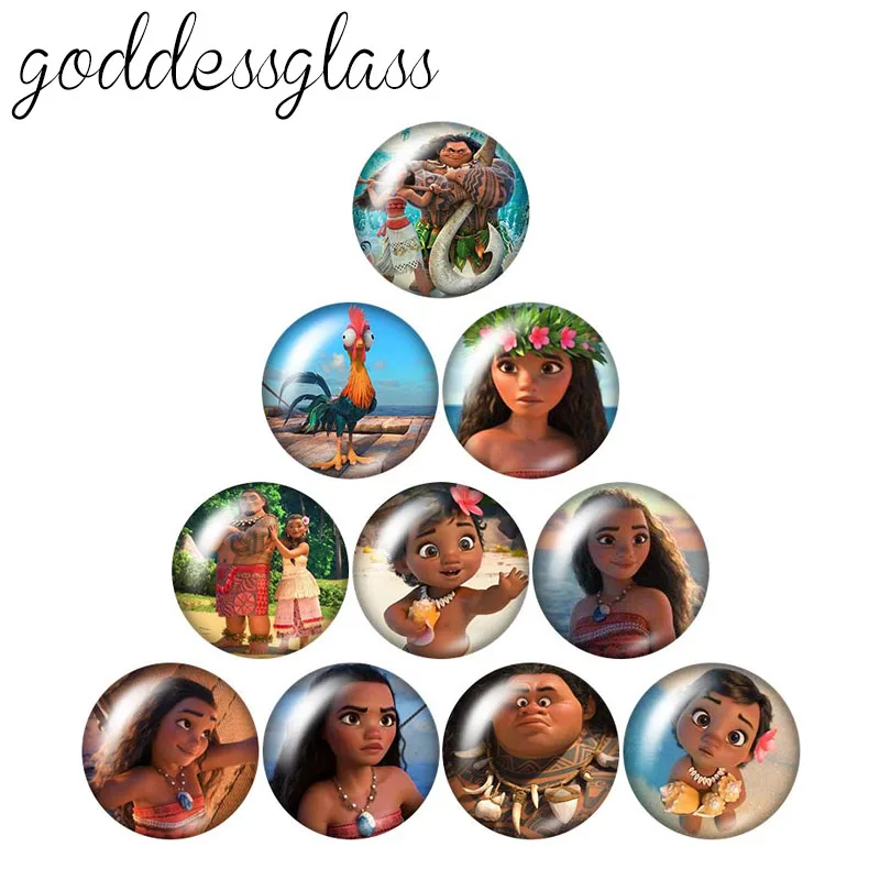 Disney Princess Moana Maui Chief 10pcs 12mm/18mm/20mm/25mm Round photo glass cabochon flat back Making findings for bracelets
Disney Princess Moana Maui Chief 10pcs 12mm/18mm/20mm/25mm Round photo glass cabochon flat back Making findings for bracelets