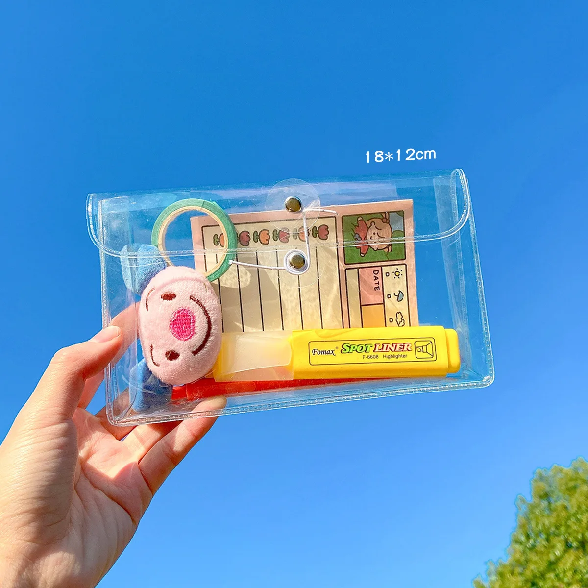 Прозрачная косметичка, портативные дорожные косметички, чехол для хранения косметических кистей с кнопками, чехол для офиса, косметичка дл...
Прозрачная косметичка, портативные дорожные косметички, чехол для хранения косметических кистей с кнопками, чехол для офиса, косметичка дл...