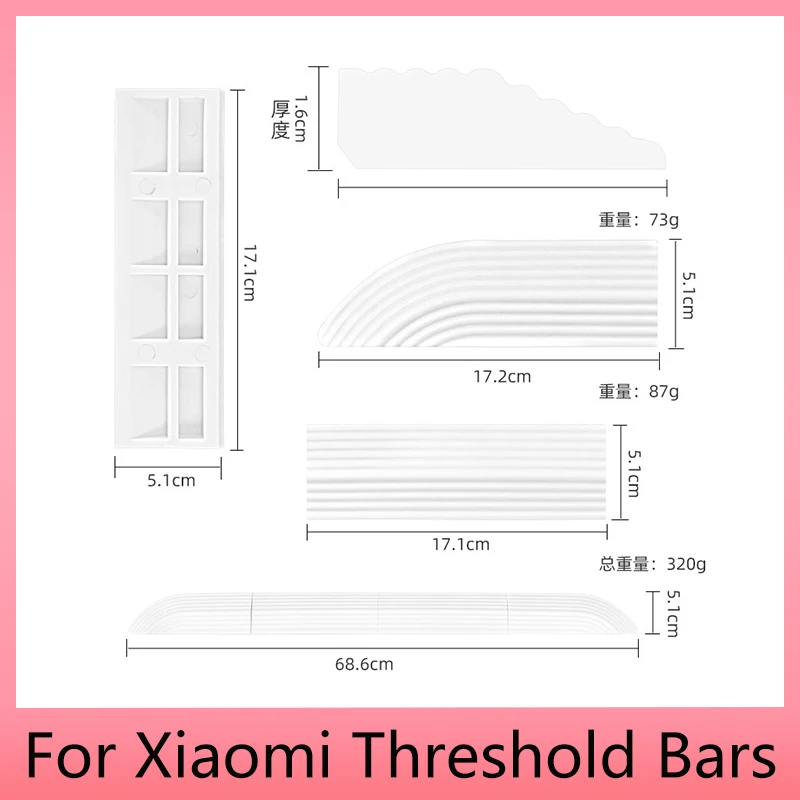Threshold Bars Step Ramp Climbing Mat Spare Parts Accessories Replacement For Xiaomi Roborock iRobot Roomba Robot Vacuum Sweeper 
Threshold Bars Step Ramp Climbing Mat Spare Parts Accessories Replacement For Xiaomi Roborock iRobot Roomba Robot Vacuum Sweeper