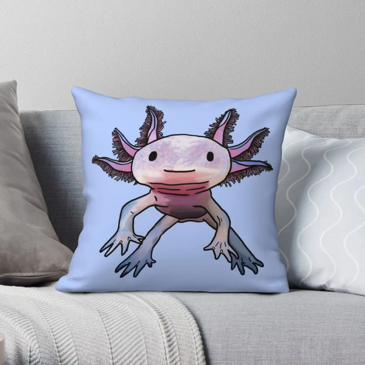 Axolotl Square Pillowcase Polyester Linen Velvet Creative Zip Decorative Pillow Case Home Cushion Cover
Axolotl Square Pillowcase Polyester Linen Velvet Creative Zip Decorative Pillow Case Home Cushion Cover