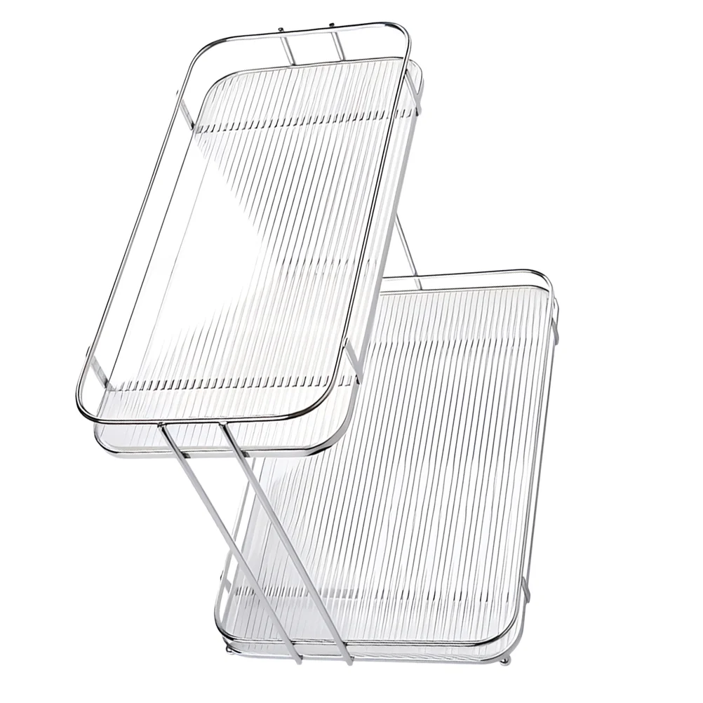 Holder Storage Rack Bathroom Countertop Acrylic Accessories Organizer 2 Tier Shelf Dresser Shelves
Holder Storage Rack Bathroom Countertop Acrylic Accessories Organizer 2 Tier Shelf Dresser Shelves