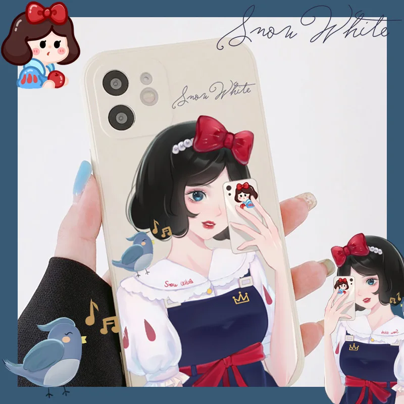 Anime Snow White For iPhone 11 12 13 Pro MAX 13 12 Mini 6 6S 7 8 Plus SE 2020 X XR XS MAX Phone Protect Case Cartoon Anime Soft
Anime Snow White For iPhone 11 12 13 Pro MAX 13 12 Mini 6 6S 7 8 Plus SE 2020 X XR XS MAX Phone Protect Case Cartoon Anime Soft