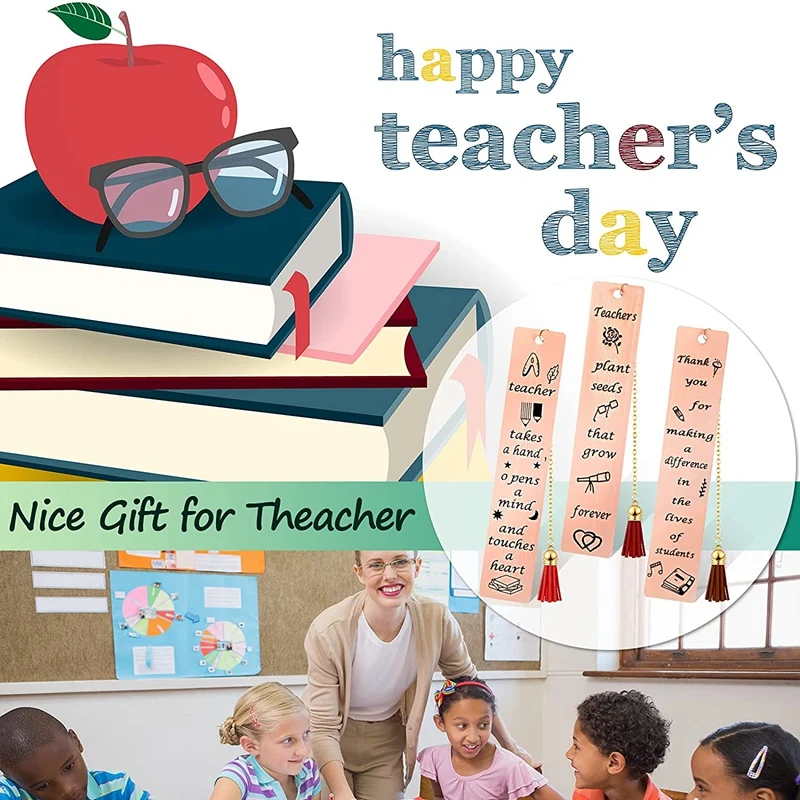 Appreciation Gifts For Teacher Include 3 Pieces Heart Pendant Teacher Keychains And 3 Pieces Teacher Bookmarks
Appreciation Gifts For Teacher Include 3 Pieces Heart Pendant Teacher Keychains And 3 Pieces Teacher Bookmarks