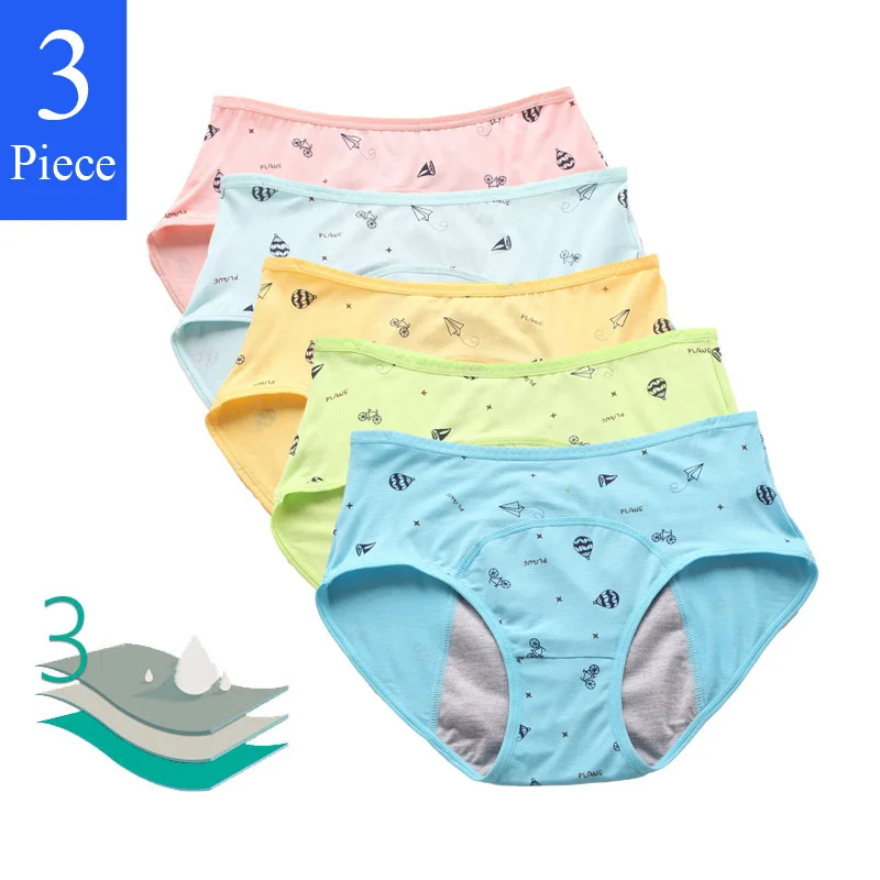 3pcs/set Cartoon Menstrual Panties Teenage Girl Seamless Incontinence Briefs Menstrual Underwear Lingerie Culotte Menstruelle
3pcs/set Cartoon Menstrual Panties Teenage Girl Seamless Incontinence Briefs Menstrual Underwear Lingerie Culotte Menstruelle