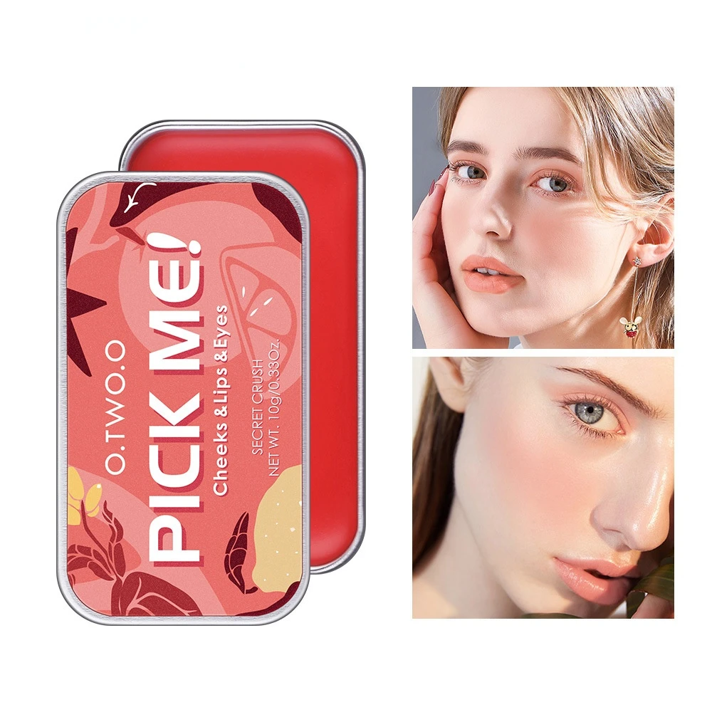 Lipstick eye shadow blush 3 in 1 repair plate monochrome rouge cream natural enhance color makeup
Lipstick eye shadow blush 3 in 1 repair plate monochrome rouge cream natural enhance color makeup