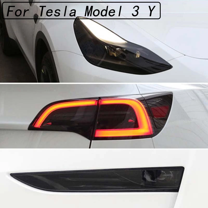 Car Headlight Tail Light Fog Light Tint TPU Protective Lamp Film For Tesla Model 3 Y Decoration Sticker Blackened Transparent
Car Headlight Tail Light Fog Light Tint TPU Protective Lamp Film For Tesla Model 3 Y Decoration Sticker Blackened Transparent