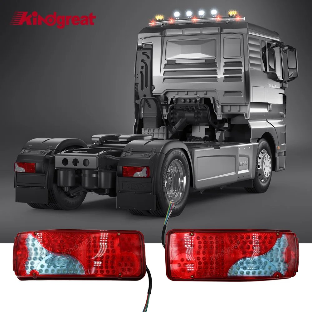 1Pair 120LED 24V Waterproof Lorry Trailer Truck Tail Rear Light For MAN For DAF For TGX TRUCK 81252256545 81252256544
1Pair 120LED 24V Waterproof Lorry Trailer Truck Tail Rear Light For MAN For DAF For TGX TRUCK 81252256545 81252256544