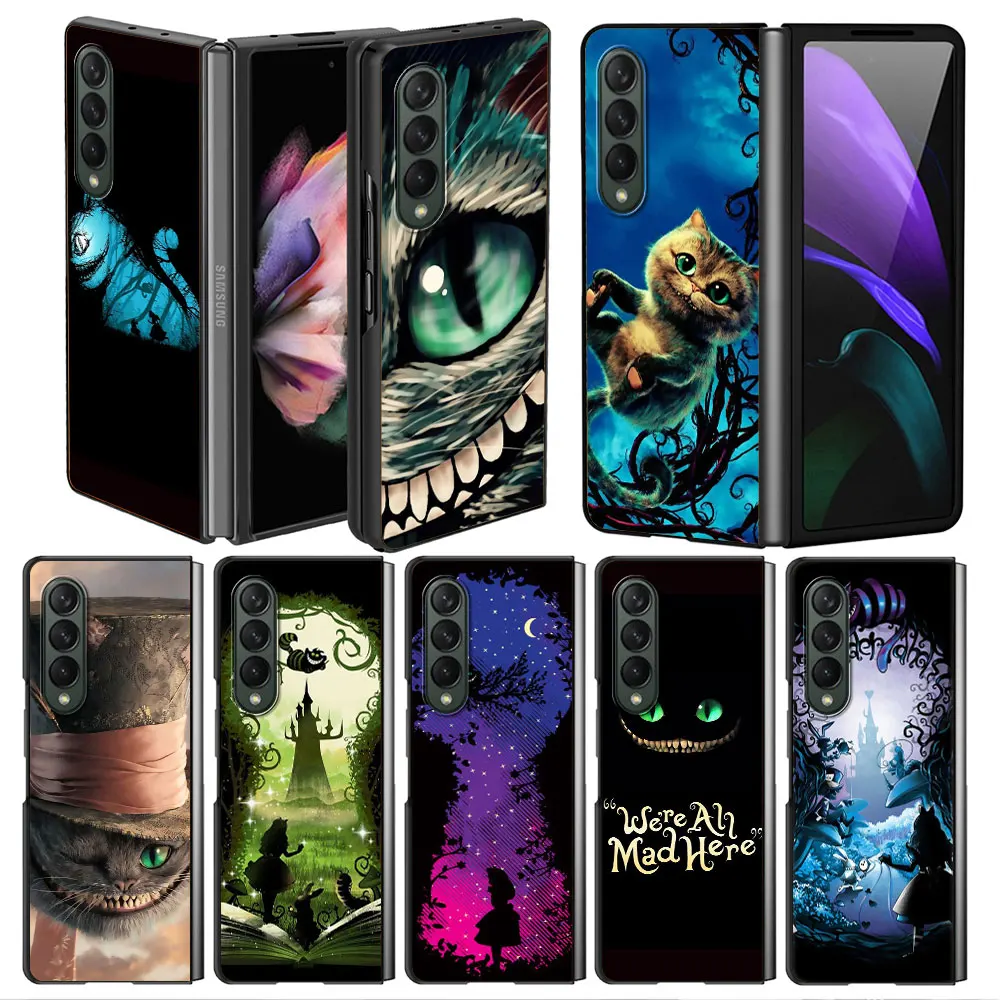 Alice In Wonderland Cheshire Cat Case for Samsung Z Fold3 Fold4 5G Phone Cover for Galaxy ZFold 3 Fold 4 Black Hard Fundas 6.7
Alice In Wonderland Cheshire Cat Case for Samsung Z Fold3 Fold4 5G Phone Cover for Galaxy ZFold 3 Fold 4 Black Hard Fundas 6.7