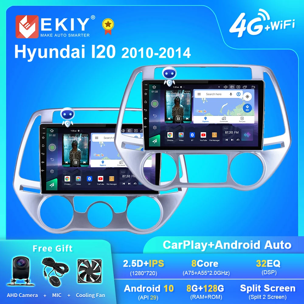 Автомагнитола EKIY Q7 на Android для Hyundai I20 2010-2014, стерео, автомобильный мультимедийный плеер для Carplay, система GPS-навигации, 2din, DVD HU
Автомагнитола EKIY Q7 на Android для Hyundai I20 2010-2014, стерео, автомобильный мультимедийный плеер для Carplay, система GPS-навигации, 2din, DVD HU