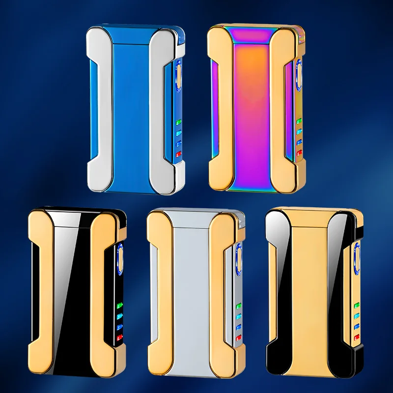 Creative USB Dual Arc LED Lighter Personalized Metal Heart Projector Rechargeable Lighter Cigarette Accessories Couple Gift
Creative USB Dual Arc LED Lighter Personalized Metal Heart Projector Rechargeable Lighter Cigarette Accessories Couple Gift