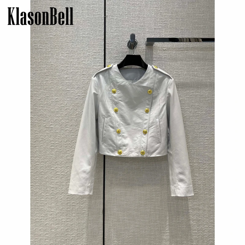7,27 KlasonBell темпераментная мотоциклетная и Байкерская двубортная короткая женская куртка из овечьей кожи
7,27 KlasonBell темпераментная мотоциклетная и Байкерская двубортная короткая женская куртка из овечьей кожи