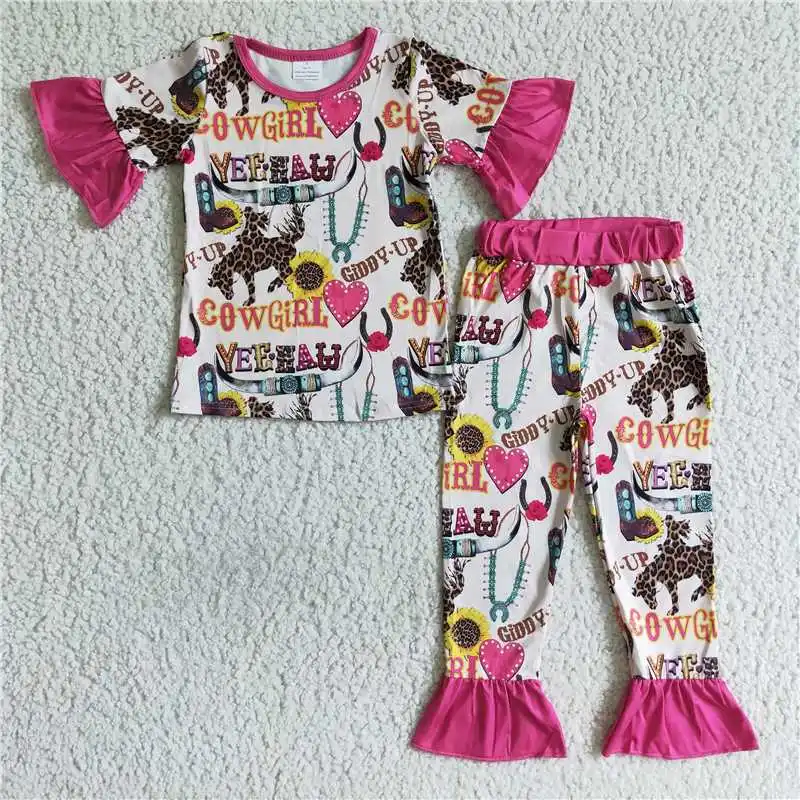 Baby Girl Clothes Print Flare Sleeve Top Bell Pants Full Print Set Fall Outfits RTS Children Clothing
Baby Girl Clothes Print Flare Sleeve Top Bell Pants Full Print Set Fall Outfits RTS Children Clothing
