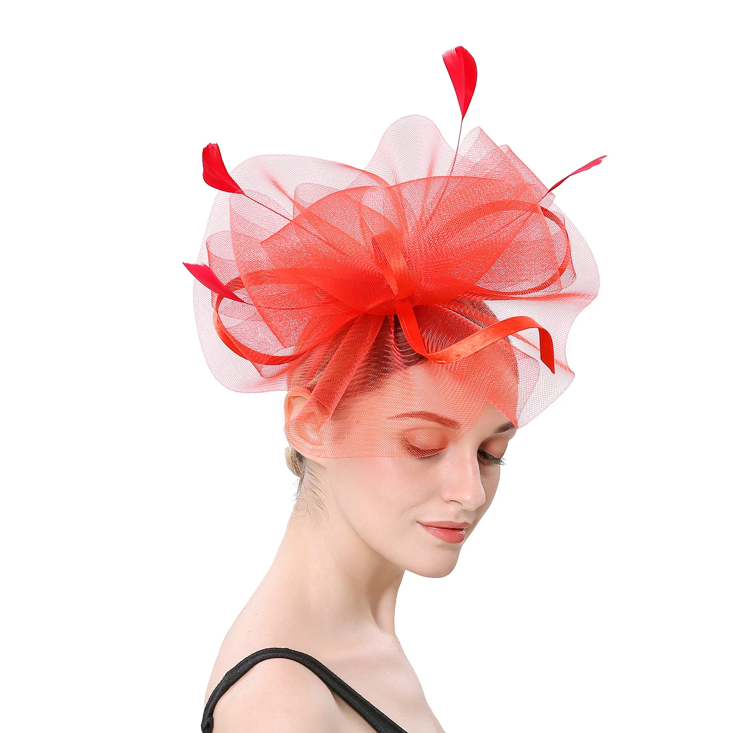 Fascinators Hats for Women with Hair Clip Tea Party Hats Feather Wedding Headware Bridal 1920s Headpiece
Fascinators Hats for Women with Hair Clip Tea Party Hats Feather Wedding Headware Bridal 1920s Headpiece