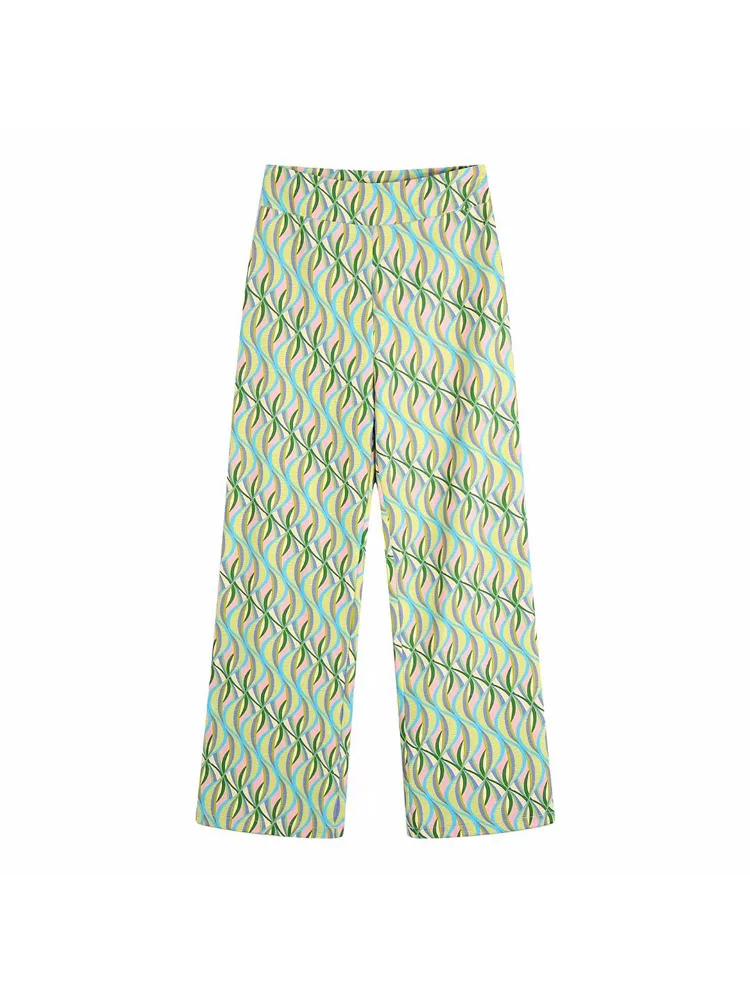 2022 Summer Women Flare Pants Fashion High waist Print Full Length Female Elegant Vintage Street Boot Cut Trousers Clothing
2022 Summer Women Flare Pants Fashion High waist Print Full Length Female Elegant Vintage Street Boot Cut Trousers Clothing