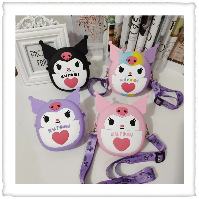 anime Sanrio Shoulder Bags Hello Kitty Kulomi Melody Children Silica Gel Coin Purse Portable Storage Messenger Bag Girls Gift 
anime Sanrio Shoulder Bags Hello Kitty Kulomi Melody Children Silica Gel Coin Purse Portable Storage Messenger Bag Girls Gift