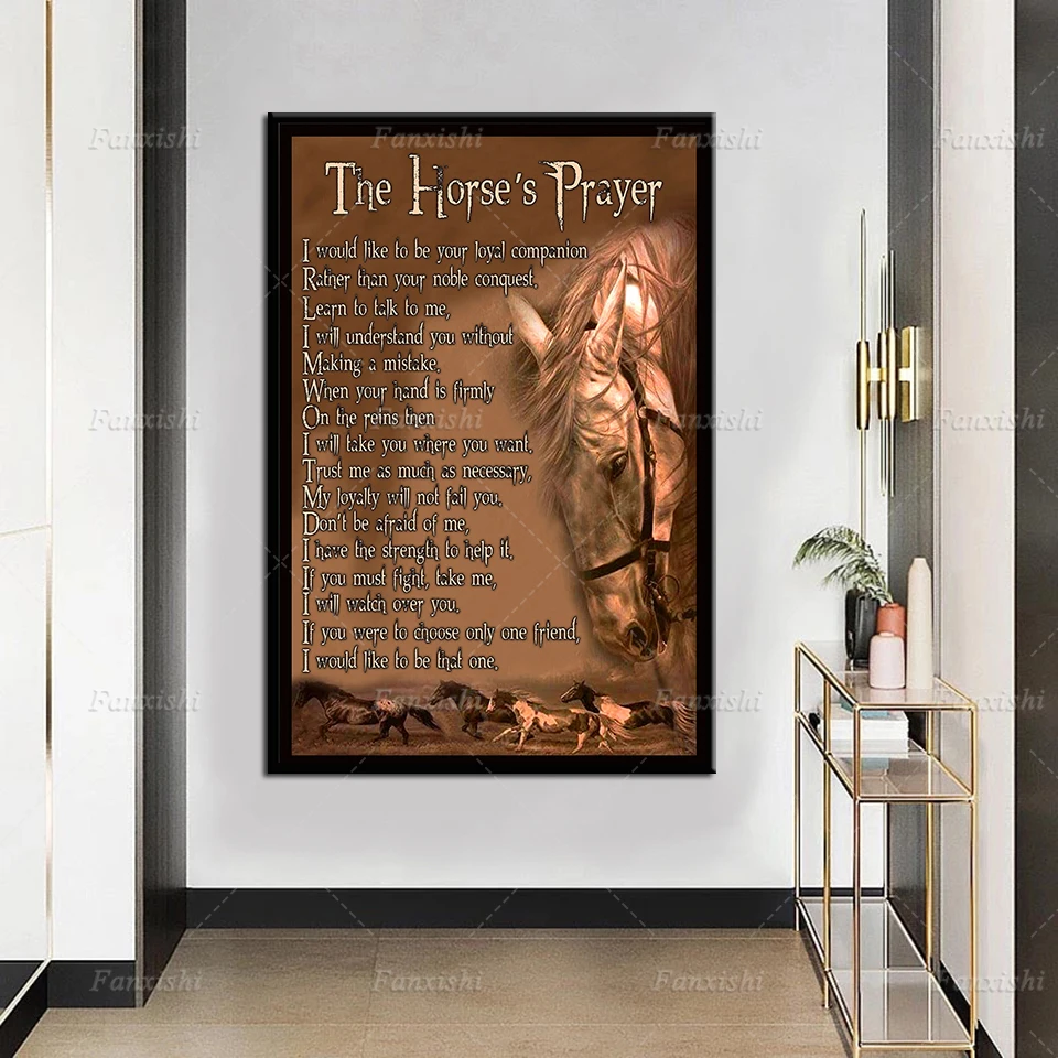 Canvas Painting Printed Home Decor The Horses Prayer Pictures Most Iconic Quote Vintage Poster Wall Art For Living Room Artwork
Canvas Painting Printed Home Decor The Horses Prayer Pictures Most Iconic Quote Vintage Poster Wall Art For Living Room Artwork