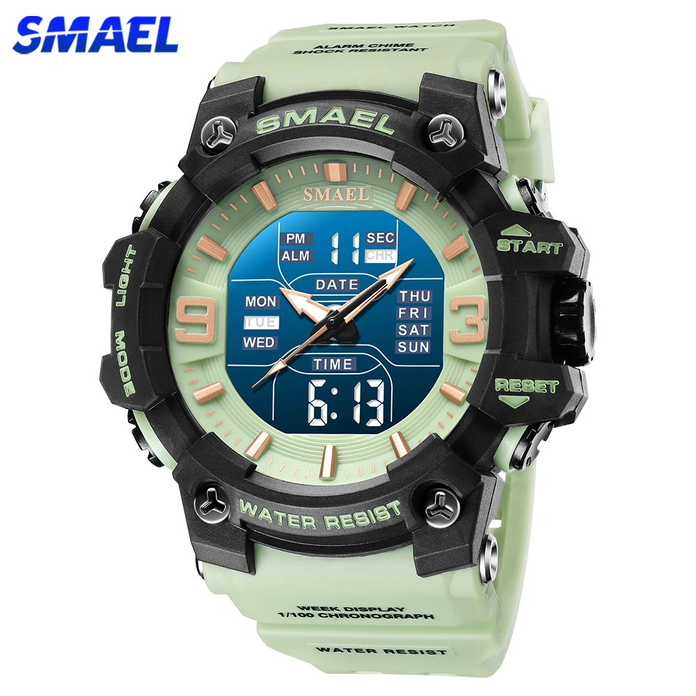 SAMEL Sport Style Men Digital Watch Shock Military Watches Dual Display Waterproof Army Time Quartz Wristwatch Male Sports Clock
SAMEL Sport Style Men Digital Watch Shock Military Watches Dual Display Waterproof Army Time Quartz Wristwatch Male Sports Clock
