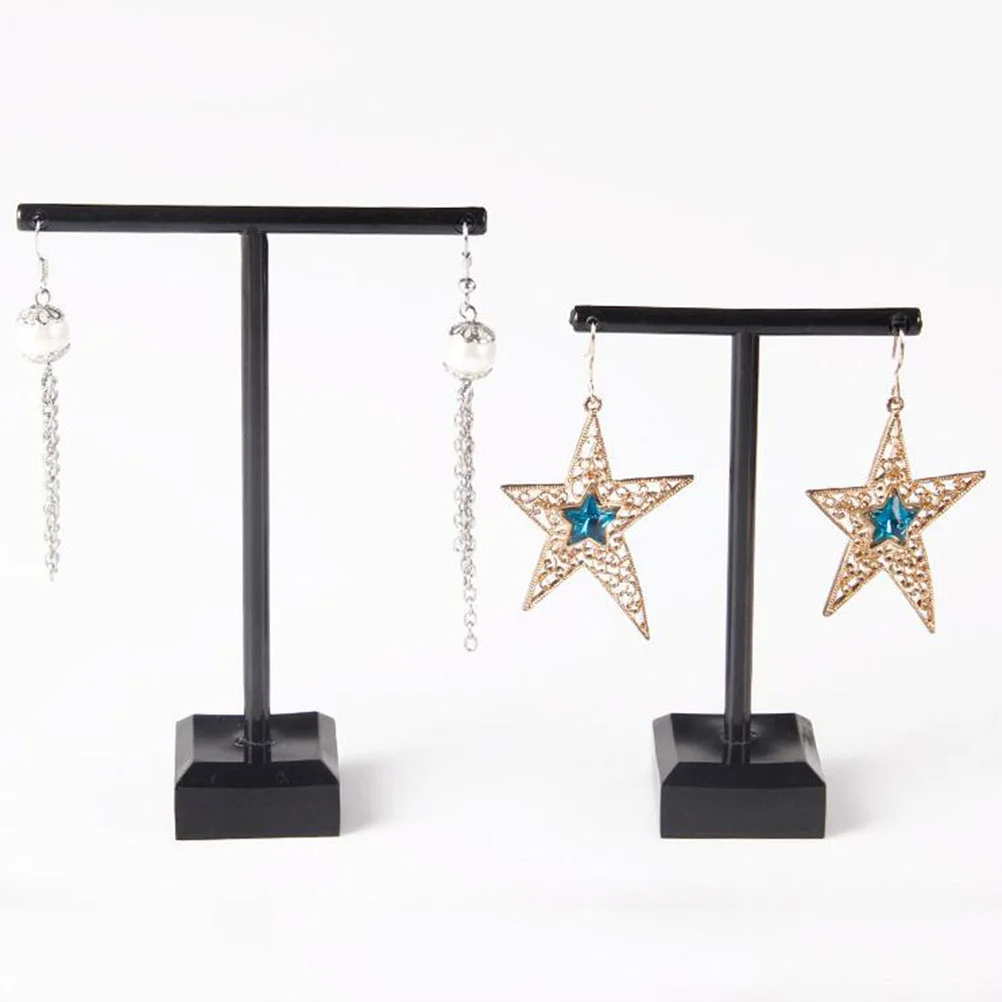2Pcs Earrings Stand Holder T- shape Ear Studs Display Rack Jewelry Tree Stand Organizer ( Black )
2Pcs Earrings Stand Holder T- shape Ear Studs Display Rack Jewelry Tree Stand Organizer ( Black )