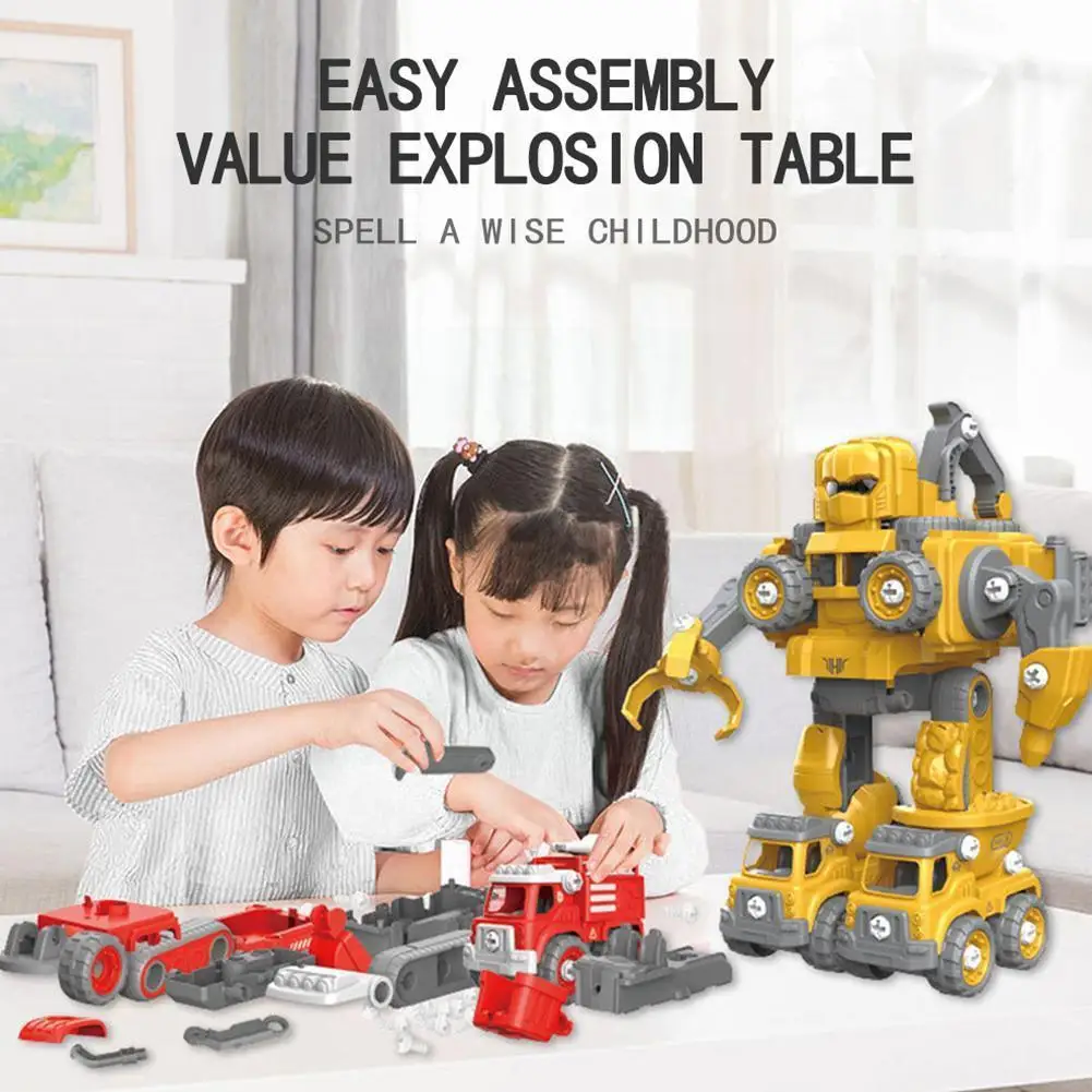 2021 New Four-in-one Simulation Deformation Engineering Trolley Excavator Rail Friction Children's Drive With Vehicle Toy S X8q5
2021 New Four-in-one Simulation Deformation Engineering Trolley Excavator Rail Friction Children's Drive With Vehicle Toy S X8q5