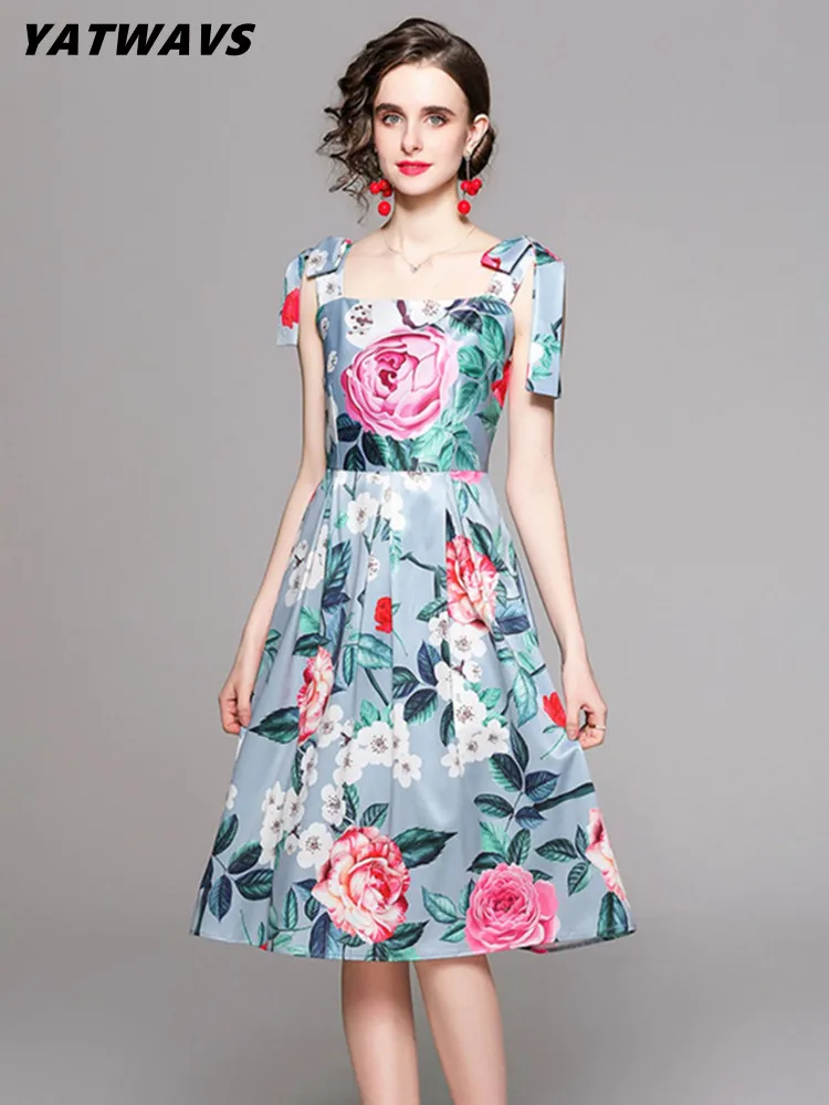 Bohemia Women Spaghetti Straps Beach Dress Summer Sexy Bow Tie Off Shoulder Floral Print Dress Holiday Sleeveless Tank Dresses
Bohemia Women Spaghetti Straps Beach Dress Summer Sexy Bow Tie Off Shoulder Floral Print Dress Holiday Sleeveless Tank Dresses