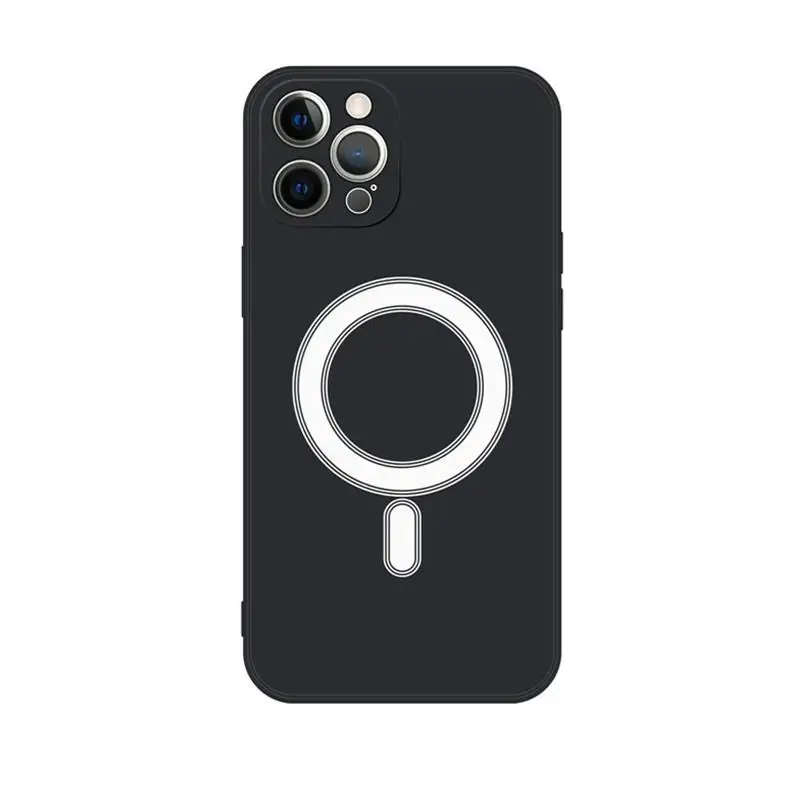 silicone Mobile Case compatible with iPhone 13 Pro Max MagSafe Charging Support Rear cover type Mobile phone accessories Black
silicone Mobile Case compatible with iPhone 13 Pro Max MagSafe Charging Support Rear cover type Mobile phone accessories Black