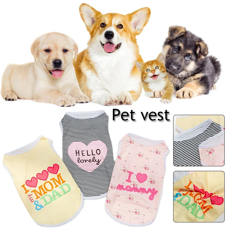 Cartoon Thin Vest Dog Shirt Clothes Printed Vest Small Dogs Casual Comfortable Cool Summer Chihuahua French Bulldog Pet Vest
Cartoon Thin Vest Dog Shirt Clothes Printed Vest Small Dogs Casual Comfortable Cool Summer Chihuahua French Bulldog Pet Vest