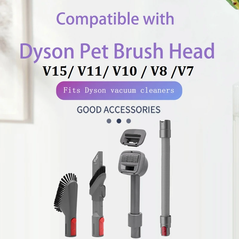 For Dyson V7 V8 V10 V11 V15 Vacuum Cleaner Accessories Pet Dog Brush Hose Replacement Brushes Nozzle Accessories
For Dyson V7 V8 V10 V11 V15 Vacuum Cleaner Accessories Pet Dog Brush Hose Replacement Brushes Nozzle Accessories
