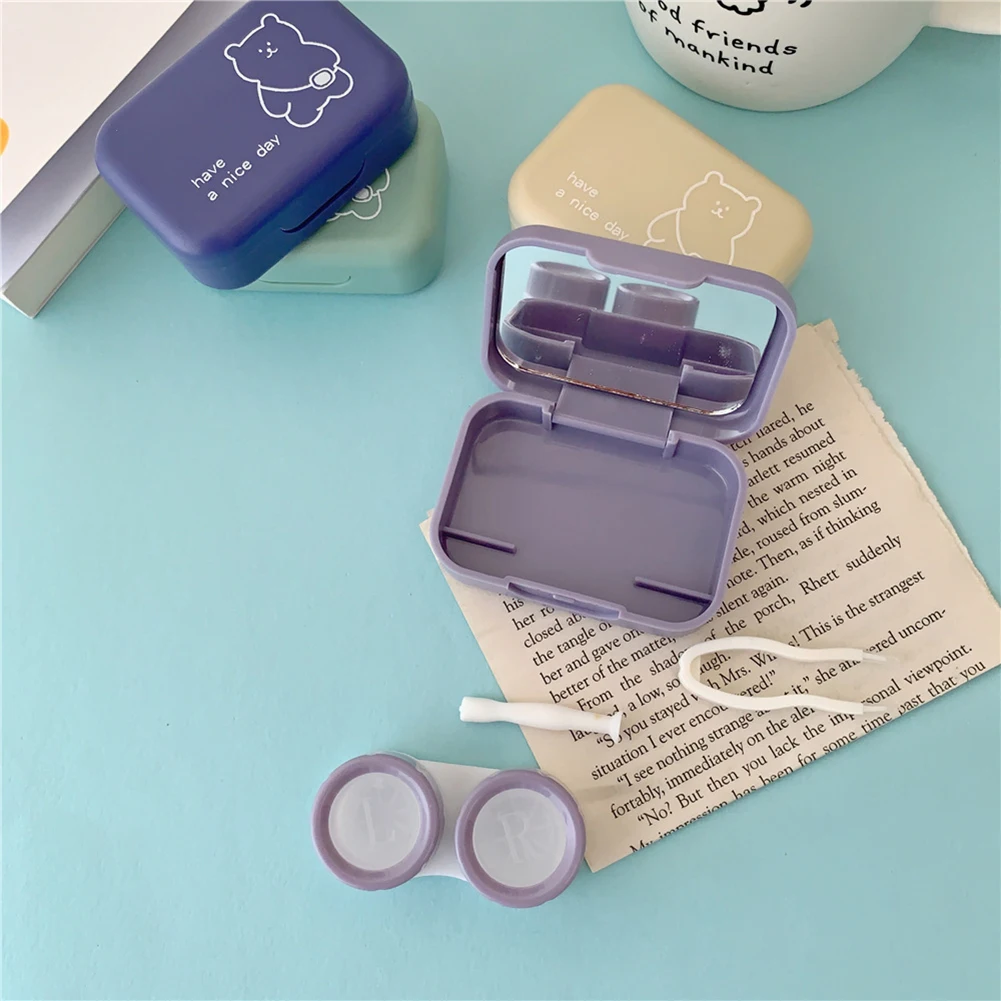 1PC Travel Cartoon Women Contact Lense Container Case Cute Colored Contacts Lens Kit Case Cute Bear Color Contact Lenses Box
1PC Travel Cartoon Women Contact Lense Container Case Cute Colored Contacts Lens Kit Case Cute Bear Color Contact Lenses Box