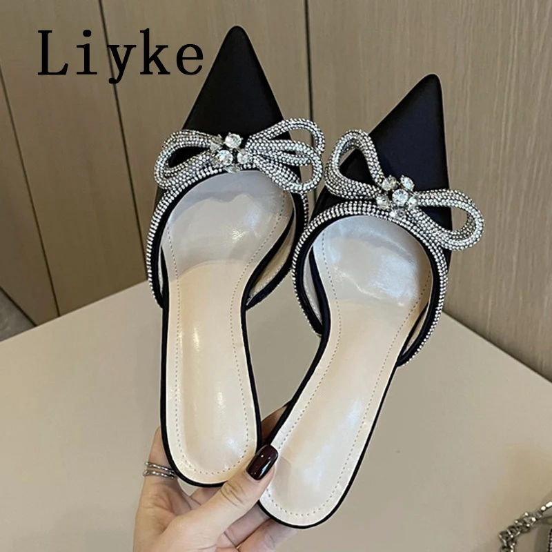 Туфли-лодочки Liyke женские на высоком каблуке-шпильке, пикантные сандалии без застежки, заостренный носок, модные дизайнерские, со стразами и...
Туфли-лодочки Liyke женские на высоком каблуке-шпильке, пикантные сандалии без застежки, заостренный носок, модные дизайнерские, со стразами и...