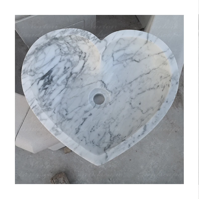 Toilet Bathroom Use Natural Stone Heart Shape White Marble Hand Wash Vanity Basin Price
Toilet Bathroom Use Natural Stone Heart Shape White Marble Hand Wash Vanity Basin Price