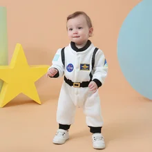Autumn Winter Newborn Infant Baby Boys Girls Romper Astronaut Costume Playsuit Overalls Cotton Space Suit Baby Jumpsuit Clothes