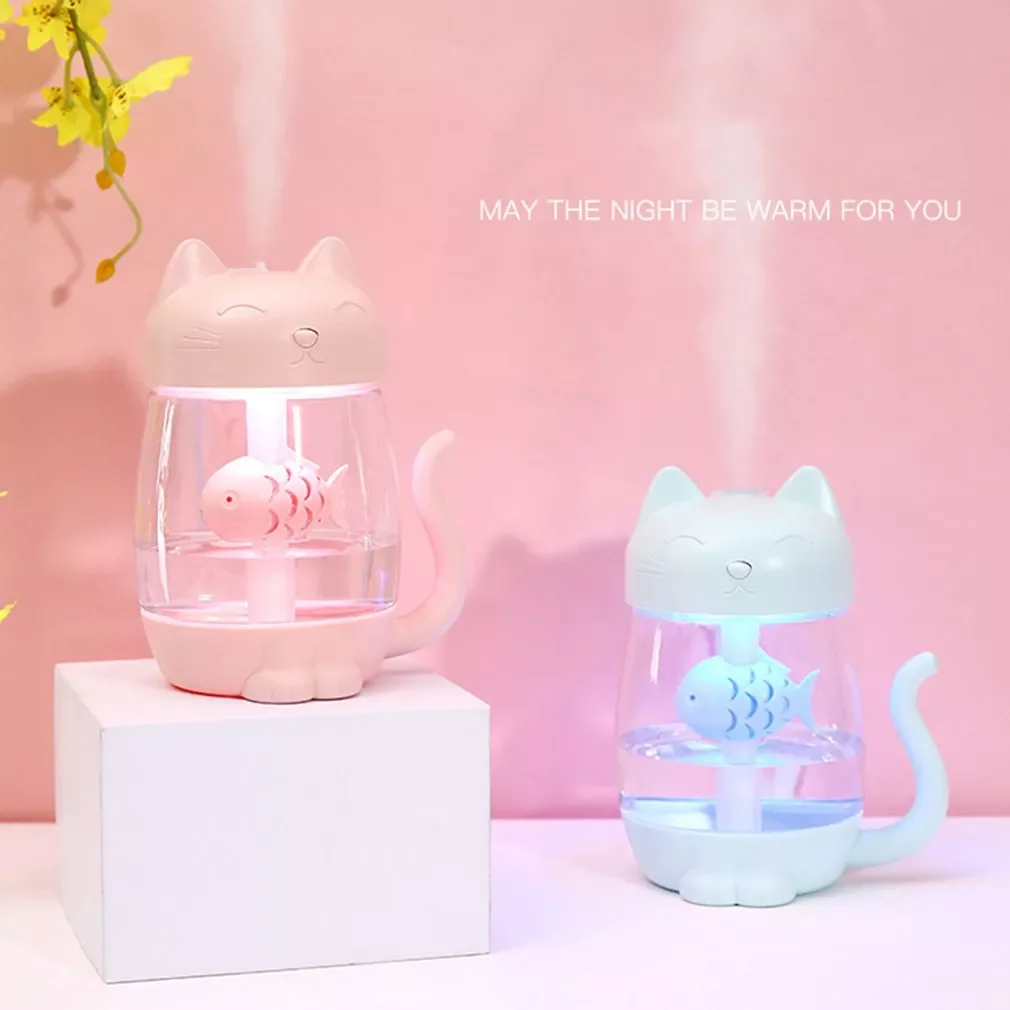 Air Humidifier LED Light Cartoon Cat Cool Mist USB Humidifier Ultrasonic Ultra-Quiet Humidifier For Kids Infant Nursery
Air Humidifier LED Light Cartoon Cat Cool Mist USB Humidifier Ultrasonic Ultra-Quiet Humidifier For Kids Infant Nursery