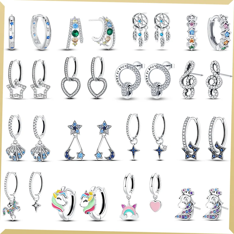 925 Silver Heart shaped Blue Cubic Zirconia round Earrings Hanging Earrings women's wedding party original fashion jewelry gift
925 Silver Heart shaped Blue Cubic Zirconia round Earrings Hanging Earrings women's wedding party original fashion jewelry gift