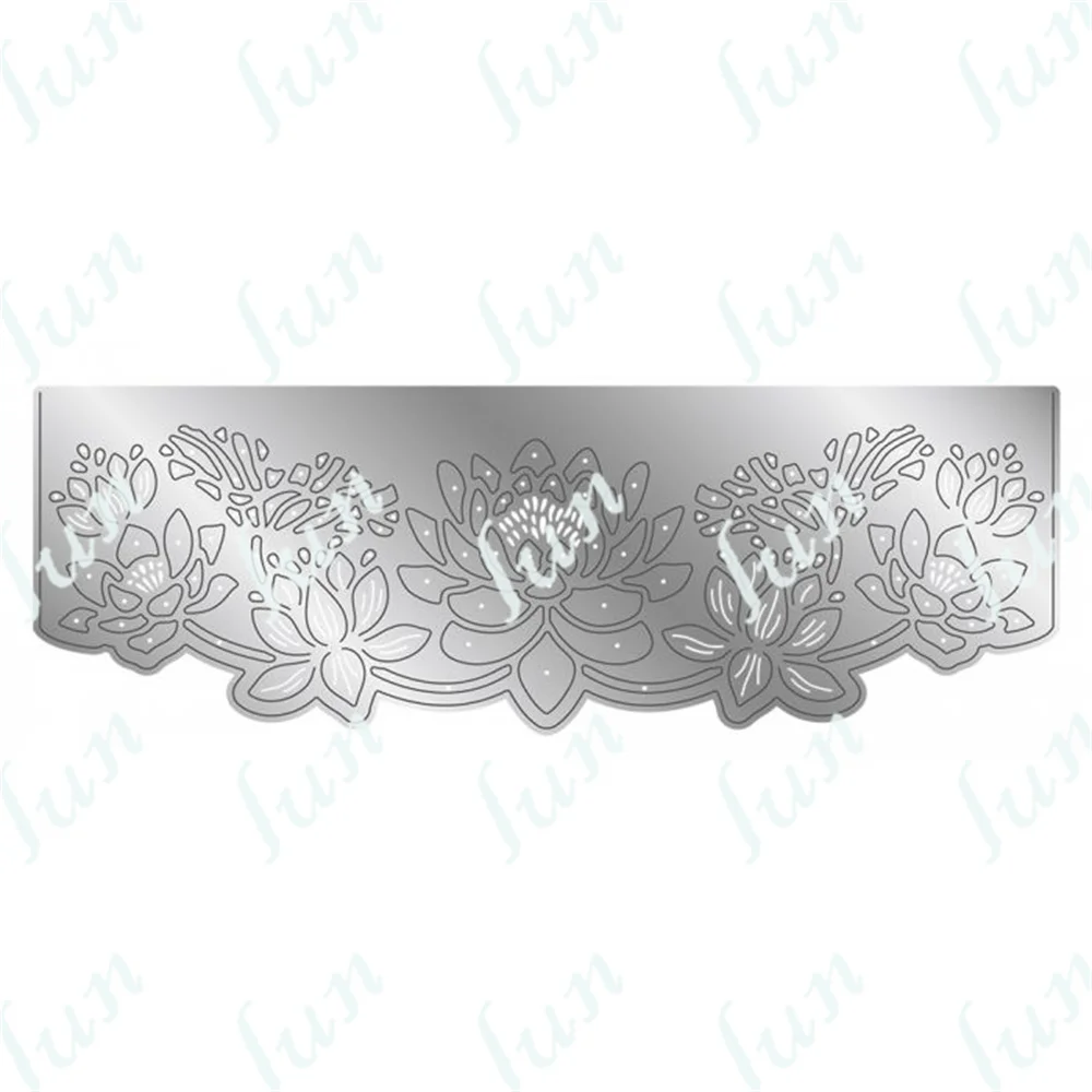 Water Lily Border 2022 New Metal Cutting Die DIY Mold Scrapbooking Paper Card Gift Making Cuts Crafts Template Handmade Card Die
Water Lily Border 2022 New Metal Cutting Die DIY Mold Scrapbooking Paper Card Gift Making Cuts Crafts Template Handmade Card Die