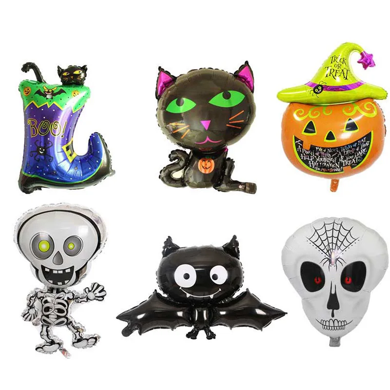 Хэллоуин мультфильм тыква летучая мышь паук череп ведьма фольгированные шары Happy Halloween Party украшения надувные детские игрушки Globos
Хэллоуин мультфильм тыква летучая мышь паук череп ведьма фольгированные шары Happy Halloween Party украшения надувные детские игрушки Globos