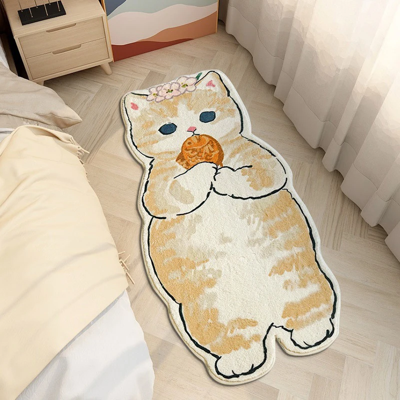 Kawaii Cat Carpet Non-slip Bedside Area Rug Cartoon Cute Floor Mat Plush Rugs for Living Room Home Decoration Tapis De Chambre
Kawaii Cat Carpet Non-slip Bedside Area Rug Cartoon Cute Floor Mat Plush Rugs for Living Room Home Decoration Tapis De Chambre