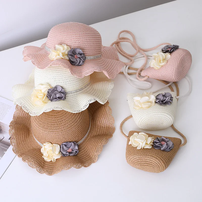Fashion Sun Hat Baby Handbag Set Floral Children's Hat Girl Summer Sunscreen Beach Travel Sun Hat Cap Straw Hat Bag For Girls
Fashion Sun Hat Baby Handbag Set Floral Children's Hat Girl Summer Sunscreen Beach Travel Sun Hat Cap Straw Hat Bag For Girls