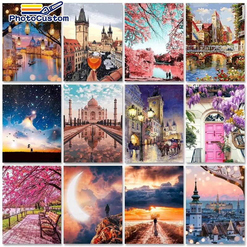 PhotoCustom Acrylic Painting by numbers On Canvas Number painting Scenery DIY Coloring by numbers Adults crafts Home decor
PhotoCustom Acrylic Painting by numbers On Canvas Number painting Scenery DIY Coloring by numbers Adults crafts Home decor