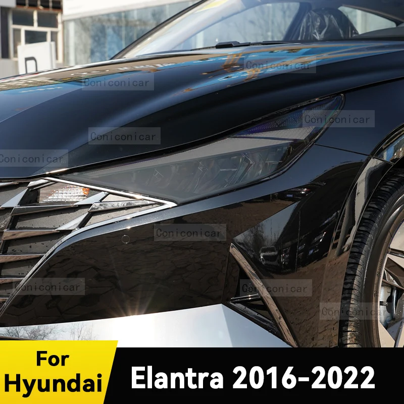 Car Headlights Protective Film Front Headlamp Cover Smoked Black TPU Film Sticker For Hyundai Elantra GT Sport N Line 2016-2022
Car Headlights Protective Film Front Headlamp Cover Smoked Black TPU Film Sticker For Hyundai Elantra GT Sport N Line 2016-2022