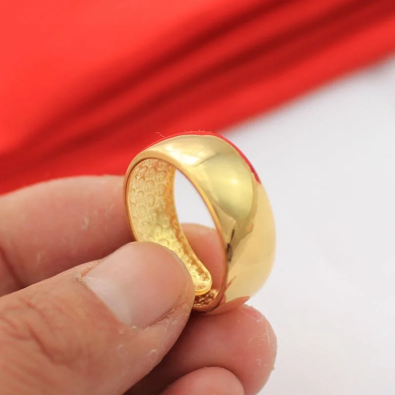 Ювелирные изделия для мужчин и женщин Мужские гладкие копии 100% Настоящее золото 24k Корейская версия Простые Кольца для влюбленных подарочн...
Ювелирные изделия для мужчин и женщин Мужские гладкие копии 100% Настоящее золото 24k Корейская версия Простые Кольца для влюбленных подарочн...