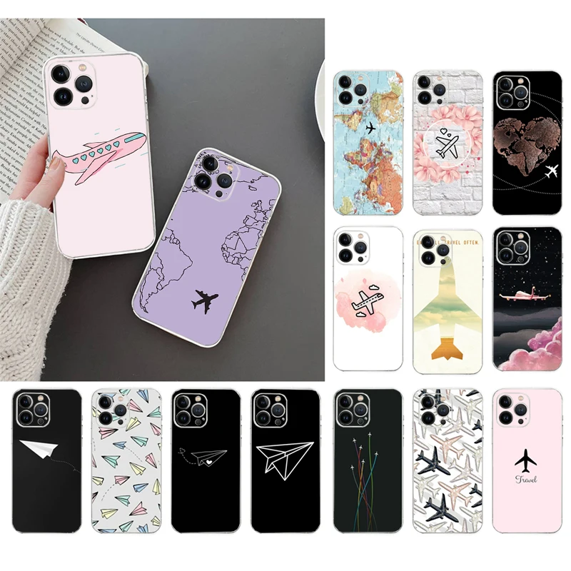 Phone Case For iphone 14 13 12 11 Pro Max XS Max XR X 12mini 14 Plus SE Airplane Plane Case Funda Capa Cell
Phone Case For iphone 14 13 12 11 Pro Max XS Max XR X 12mini 14 Plus SE Airplane Plane Case Funda Capa Cell