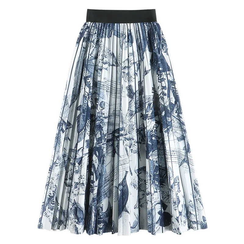 Autumn Winter New High Waist Slim Mid-Length Large Swing Umbrella Skirt Female Pleated Geometric Digital Printing Skirt Women
Autumn Winter New High Waist Slim Mid-Length Large Swing Umbrella Skirt Female Pleated Geometric Digital Printing Skirt Women