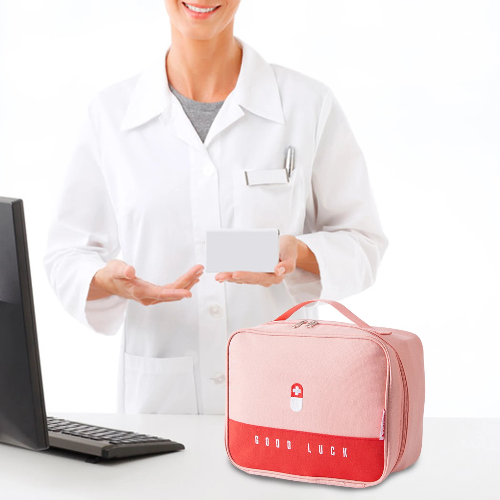 Portable First Aid Kit Medicine Box Outdoor Camping Survival Handbag Emergency Layered Family Medicine Package Boxes
Portable First Aid Kit Medicine Box Outdoor Camping Survival Handbag Emergency Layered Family Medicine Package Boxes