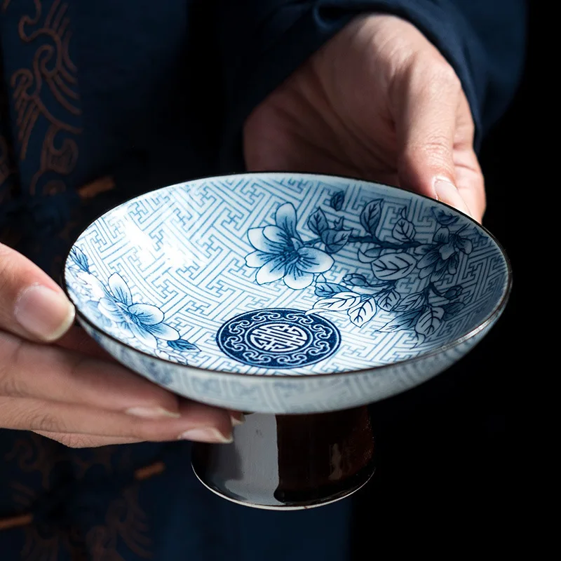 Blue and White Porcelain Fruit Plate Japanese-style Ceramic High-footed Dessert Cake Snack Storage Plate Restaurant Snack Plate
Blue and White Porcelain Fruit Plate Japanese-style Ceramic High-footed Dessert Cake Snack Storage Plate Restaurant Snack Plate