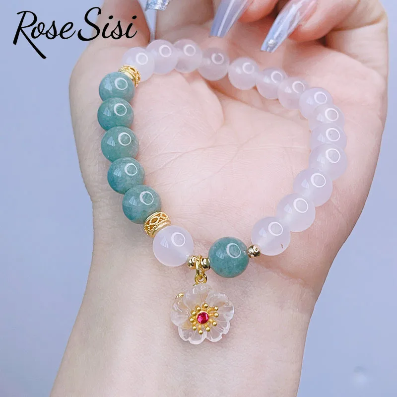 Rose sisi 2023 New Chinese bracelets Jade Rabbit Moon Agate bead temperament Bracelets Female Love Bracelet Jewelry for women
Rose sisi 2023 New Chinese bracelets Jade Rabbit Moon Agate bead temperament Bracelets Female Love Bracelet Jewelry for women
